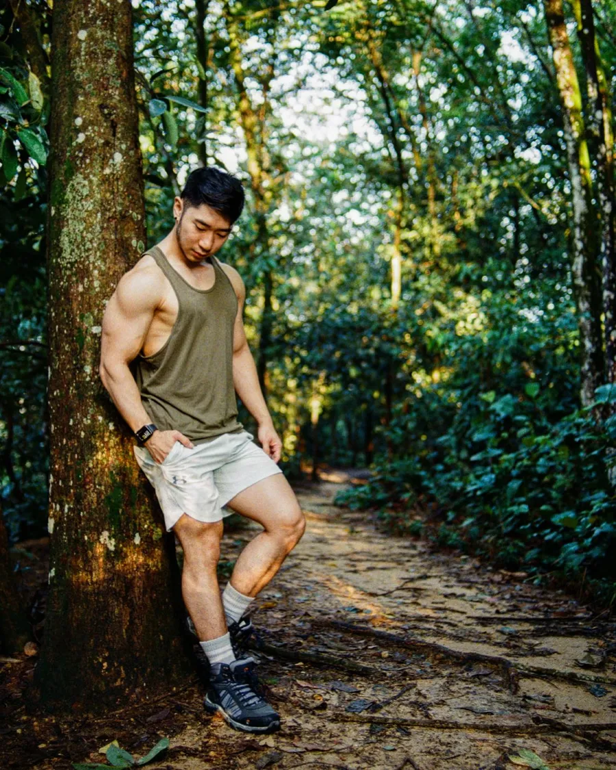 The other studio founder, photographed outdoors.