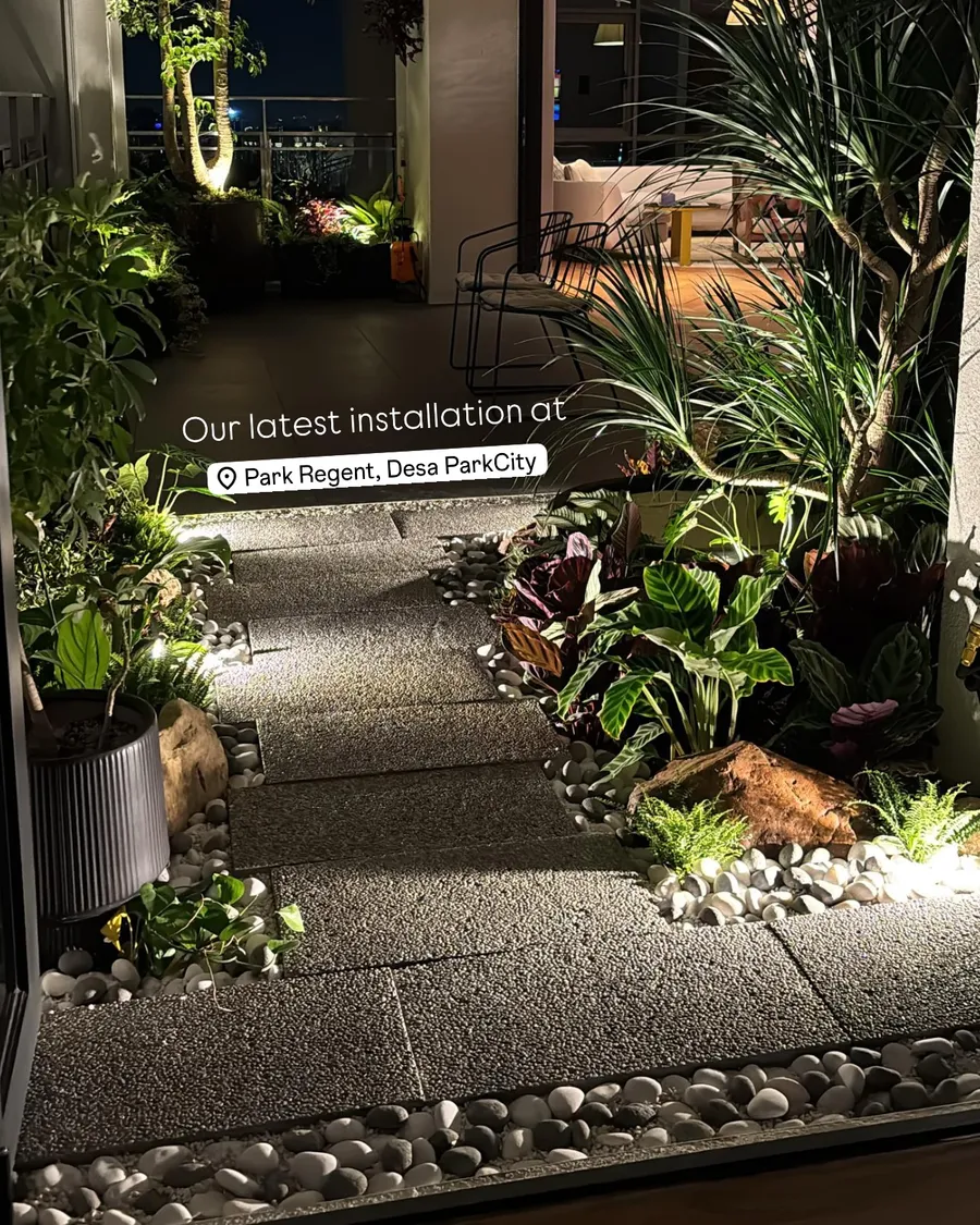 Planting and interior work from the studio, project photograph 1.